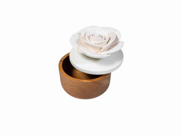 2. Keramický aroma difuzér šperkovnička Růže