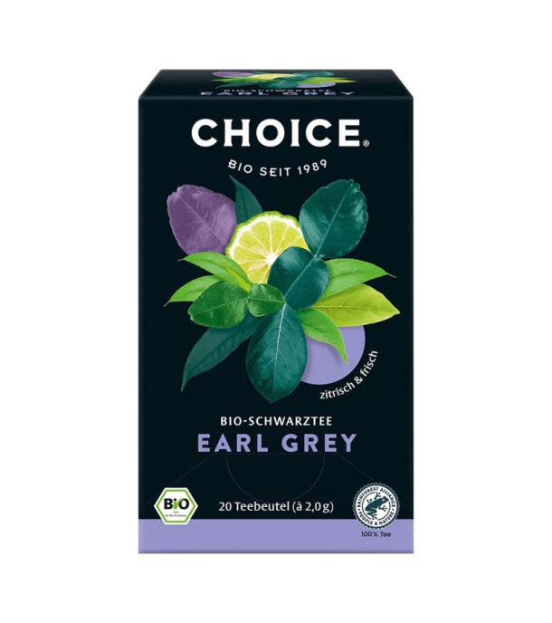 Bio černý čaj Earl grey CHOICE